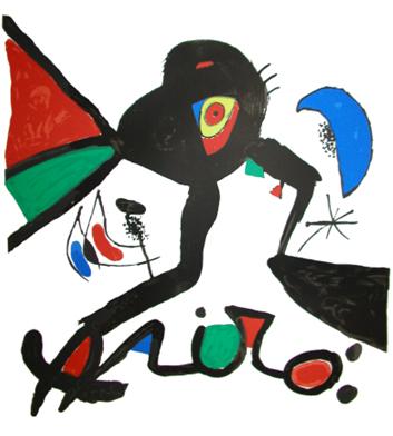 Joan Miró Exhibition Opening, Haggenmacher Court, 9 May
